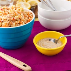 Creamy Vegan Coleslaw - Recipe photo by HealthfulPursuit