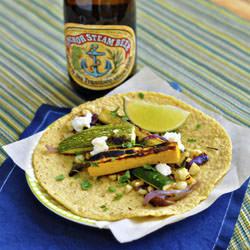 Zucchini, Corn & Red Onion Tacos - Recipe photo by tomato_tango