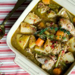 Pink Peppercorn Chicken Stew - Recipe photo by Foodandthefab