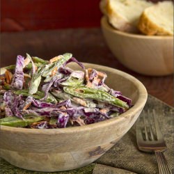 Runner Bean Coleslaw - Recipe photo by wine_scribbler
