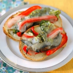 Portobello Broccoli & Pepper Melts - Recipe photo by goodthymesandgoodfood