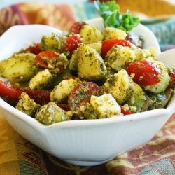 Basil Pesto Potato Salad - Recipe photo by Comfort of Cooking