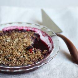 Blackberry & Nectarine Crisp - Recipe photo by the flourishing foodie