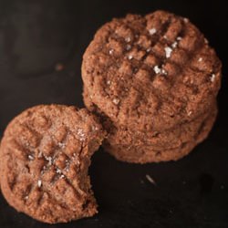 Chocolate Peanut Butter Cookies - Recipe photo by foodpluswords