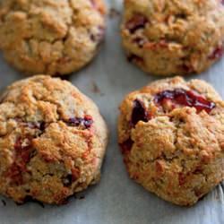 Barley Scones w/ Roasted Plums - Recipe photo by lauram
