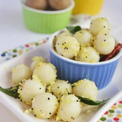 Steamed Rice Balls with Temperings - Recipe photo by vsharmilee