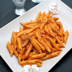 Pasta with Vodka and Poppy Seeds - Recipe photo by Agnese Gambini