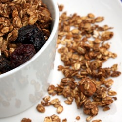 Cherry Chocolate Almond Granola - Recipe photo by cleaneatingchelsey