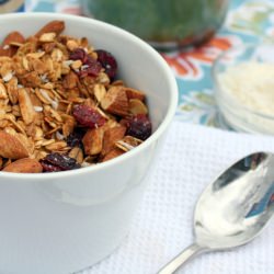 Cranberry Coconut Granola - Recipe photo by cleaneatingchelsey