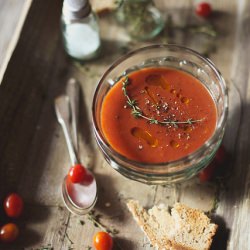 Roasted Tomato Soup - Recipe photo by honeyandjam