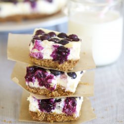Lemon Blueberry Cheesecake Bars - Recipe photo by Epicurean Mom