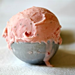 Homemade Strawberry Ice Cream - Recipe photo by adventuresmadefromscratch