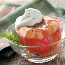 Hot Caramel Apples - Recipe photo by tasteofhome