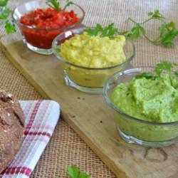 Three-Colour Dip - Recipe photo by Naturelita