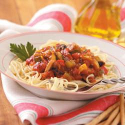 Vegetarian Pasta Sauce - Recipe photo by tasteofhome