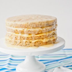 Poppyseed Cake w Passion-Fruit Curd - Recipe photo by hungryrabbitnyc