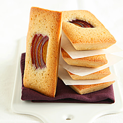 Plum Financiers - Recipe photo by Lucy Vaserfirer