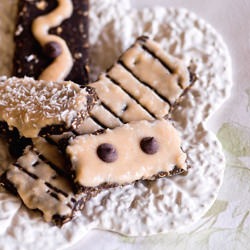 No Bake Chocolate Protein Bars - Recipe photo by calmmindbusybody
