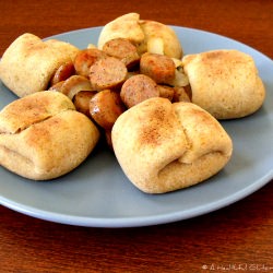 Spinach & Cheddar Stuffed Pockets - Recipe photo by healthful.glutenfree