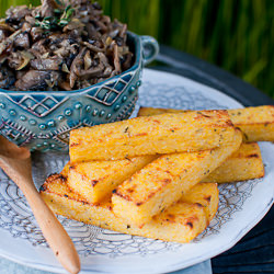 Herbed Polenta Fries - Recipe photo by kitchen confidante