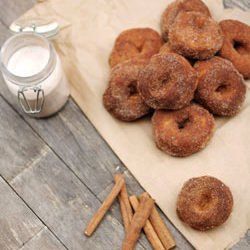 Pumpkin Maple Doughnuts - Recipe photo by foodpluswords