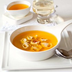 Chicken and Saffron Consommé - Recipe photo by manusmenu