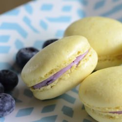 Lemon Blueberry Macarons - Recipe photo by lamj127