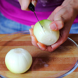 Stuffed Onion - Recipe photo by Adventuress Heart