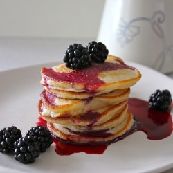 Blackberry Drop Scones - Recipe photo by Warm Snug Fat