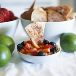 Fruit Salsa with Cinnamon Chips - Recipe photo by bradleykitchen