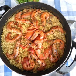 Lobster Paella - Recipe photo by sofiia