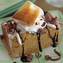 S'mores Ice Cream Cake - Recipe photo by Celebrations.com