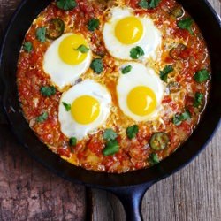 Indian Shakshuka – Poached Eggs - Recipe photo by foodwanderings