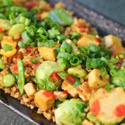Tofu ‘n Greens Quinoa Bowl - Recipe photo by Whats Cookin with Mary