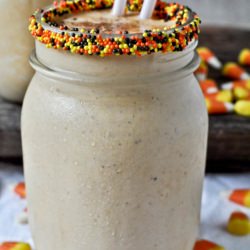 Bourbon Pumpkin Pie Milkshakes - Recipe photo by HowSweetEats