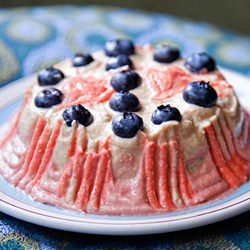Raw Mini Blueberry Cake - Recipe photo by calmmindbusybody