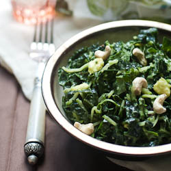 Raw Kale Salad - Recipe photo by umamigirl