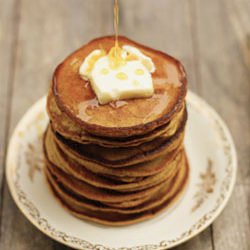 Spiced Pumpkin Pancakes - Recipe photo by foodpluswords