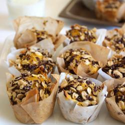Pumpkin Chocolate Oat Muffins - Recipe photo by Epicurean Mom