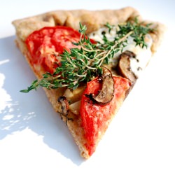 Tomato & Mushroom Pizza - Recipe photo by brooklynsupper