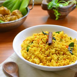 Spicy Tomato Rice - Recipe photo by Valarmathi
