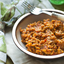 Ottolenghi's Spiced Red Lentils - Recipe photo by umamigirl