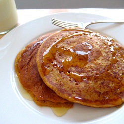 Gluten Free Pumpkin Pancakes! - Recipe photo by thebluetable