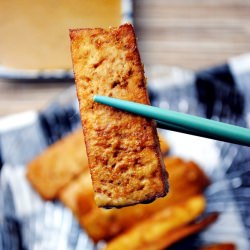 Tofu Satay with Peanut Sauce - Recipe photo by kmartinelli