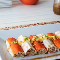 Surimi Crab Sticks Cannelloni - Recipe photo by courecoulants