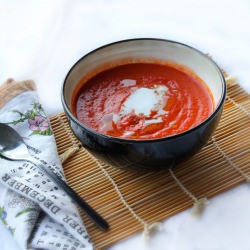Coconut Carrot Beet Soup - Recipe photo by boutthere