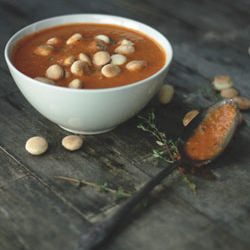 Roasted Tomato Soup - Recipe photo by foodpluswords