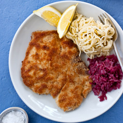 Weinerschnitzel - Recipe photo by FoodieCrush