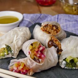 Healthy Sicilian Spring-Rolls - Recipe photo by RecipeTaster