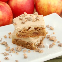 Apple Toffee Blondies - Recipe photo by sweetpeaskitchen